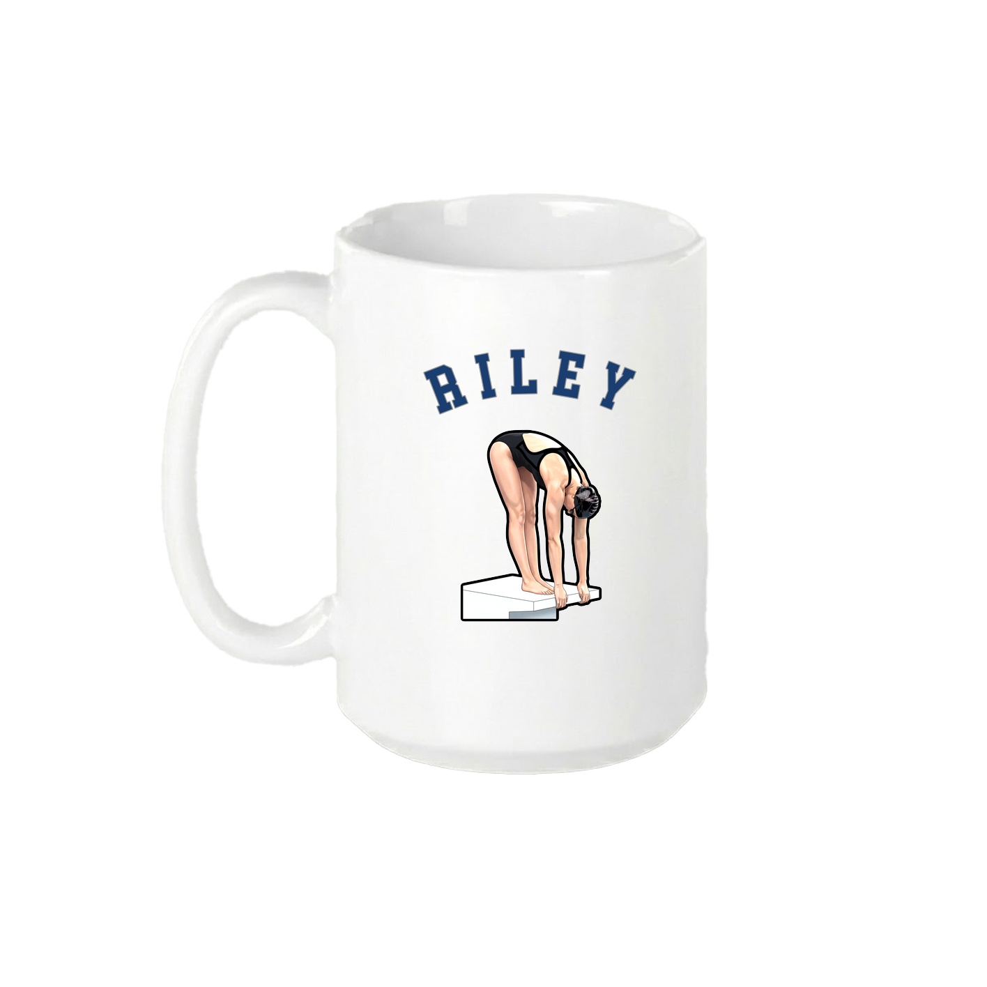 15oz Coffee Mug — Shirsey Arch in White