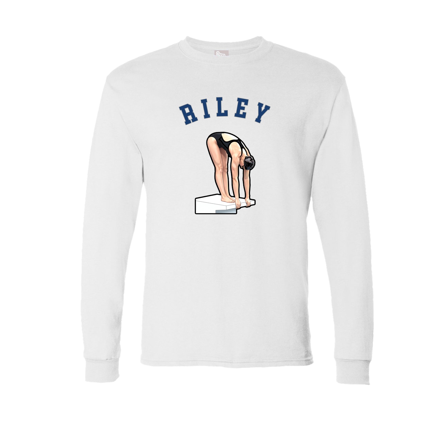 Long Sleeve Tee — Shirsey Arch in White