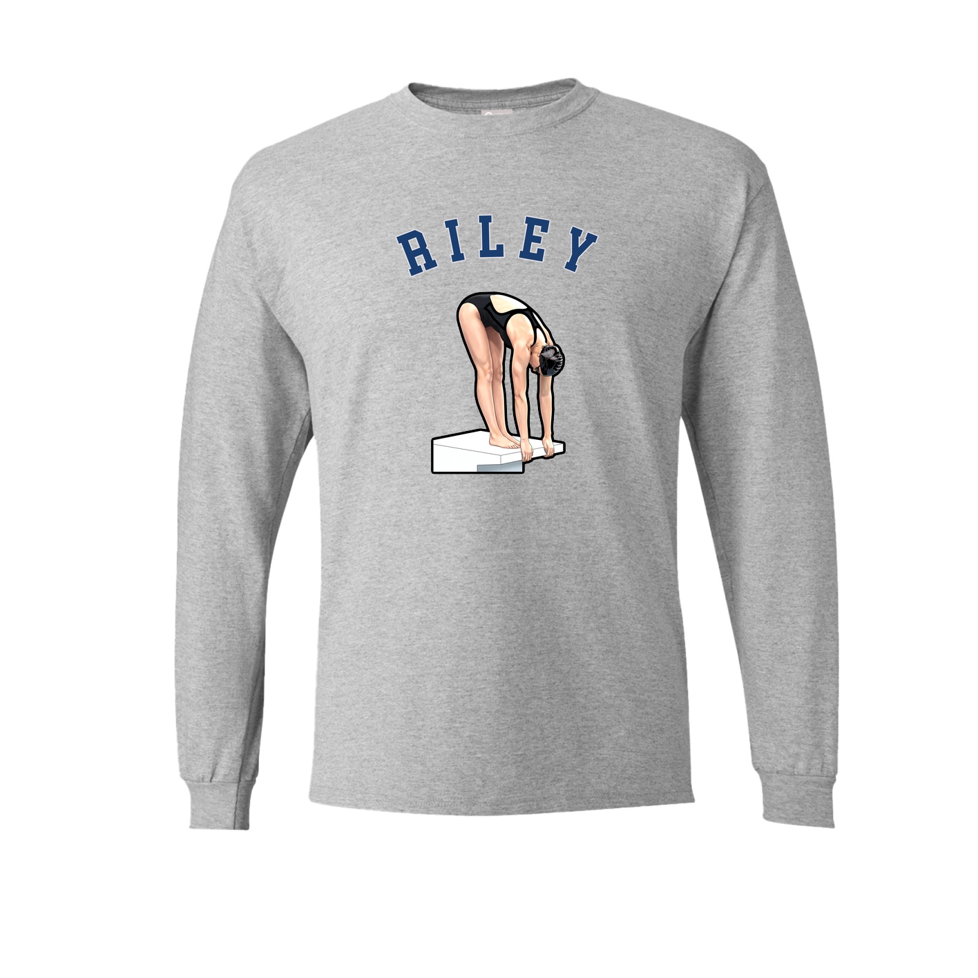 Long Sleeve Tee — Shirsey Arch in Grey