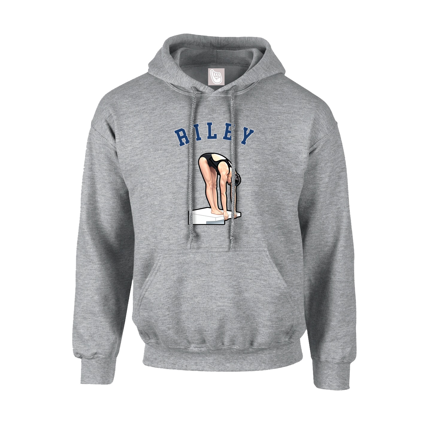 Youth Hoodie — Shirsey Arch in Grey