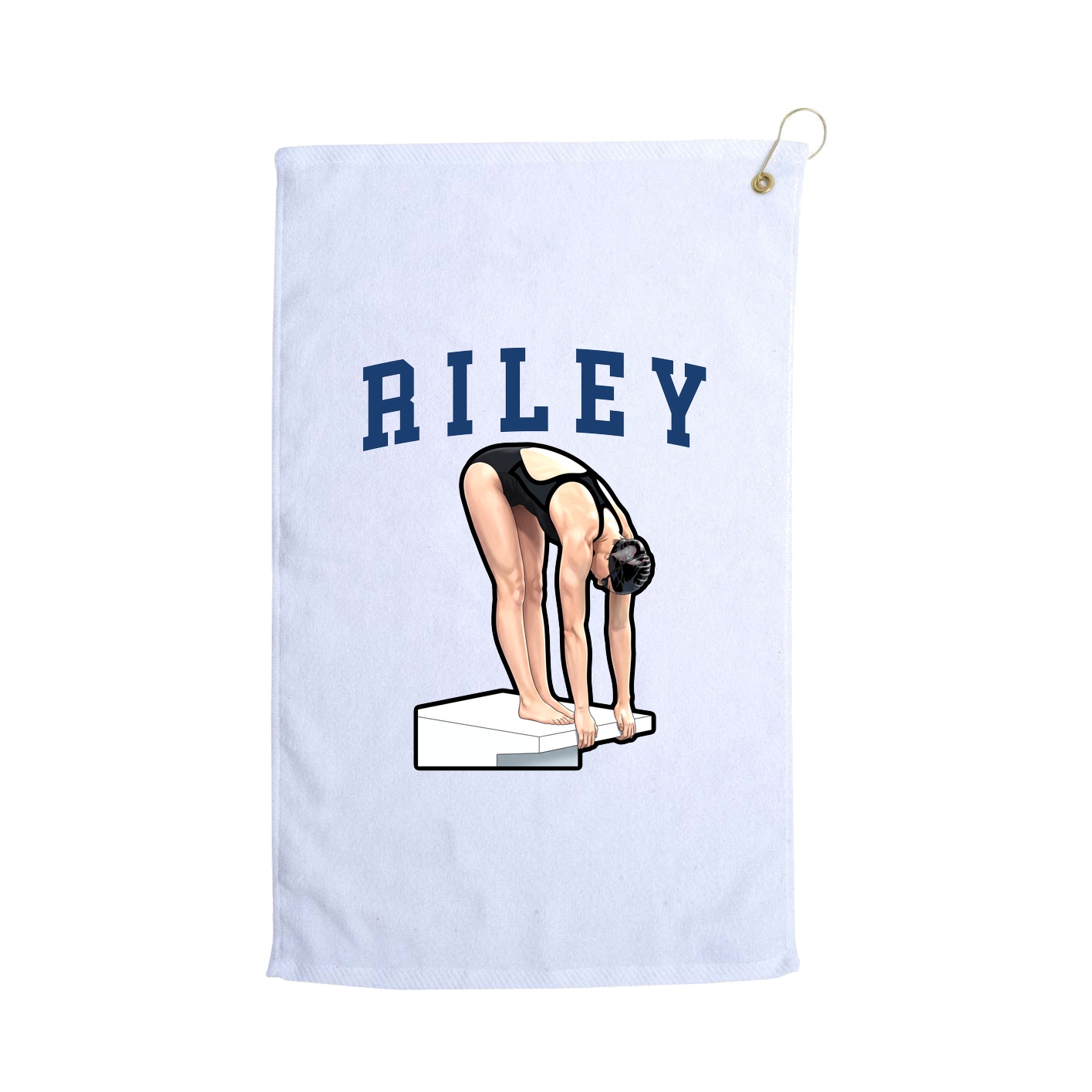 Golf Towel — Shirsey in White