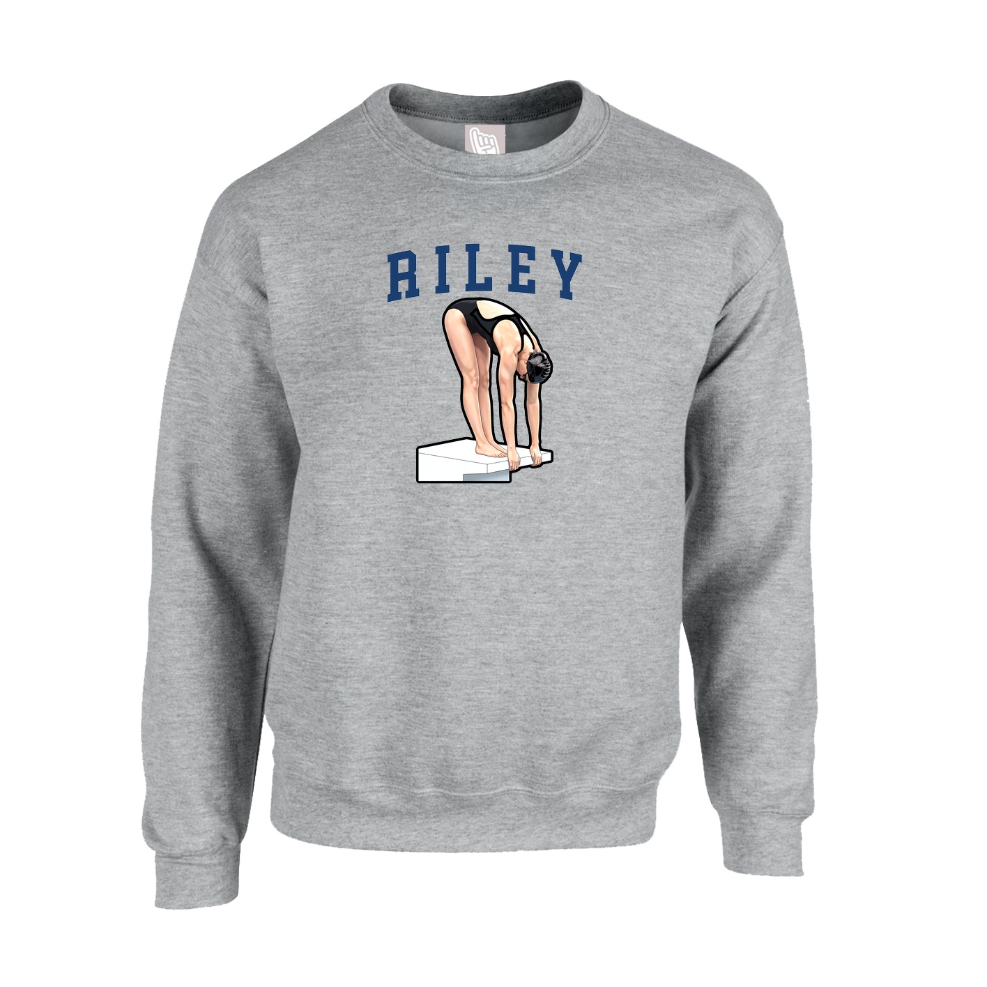 Fleece Crew — Shirsey in Grey