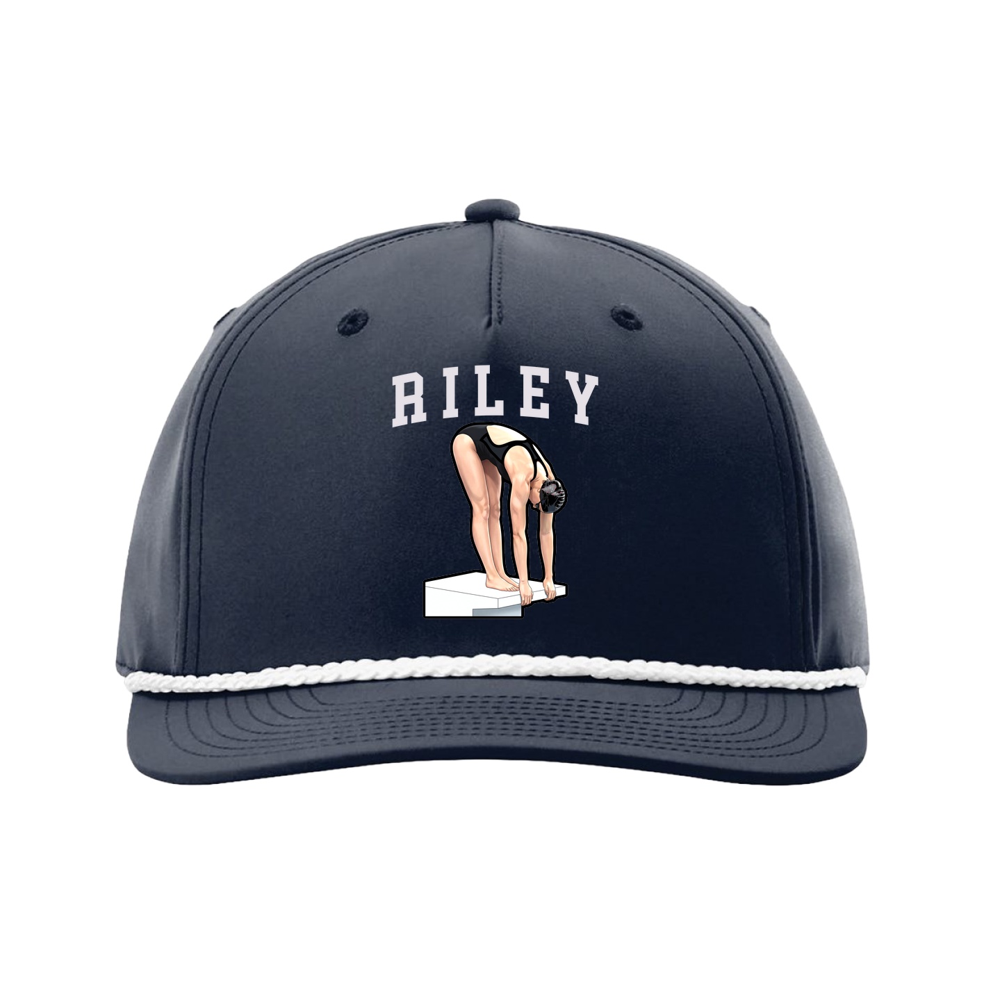 Five-Panel Classic Rope Cap — Shirsey in Navy