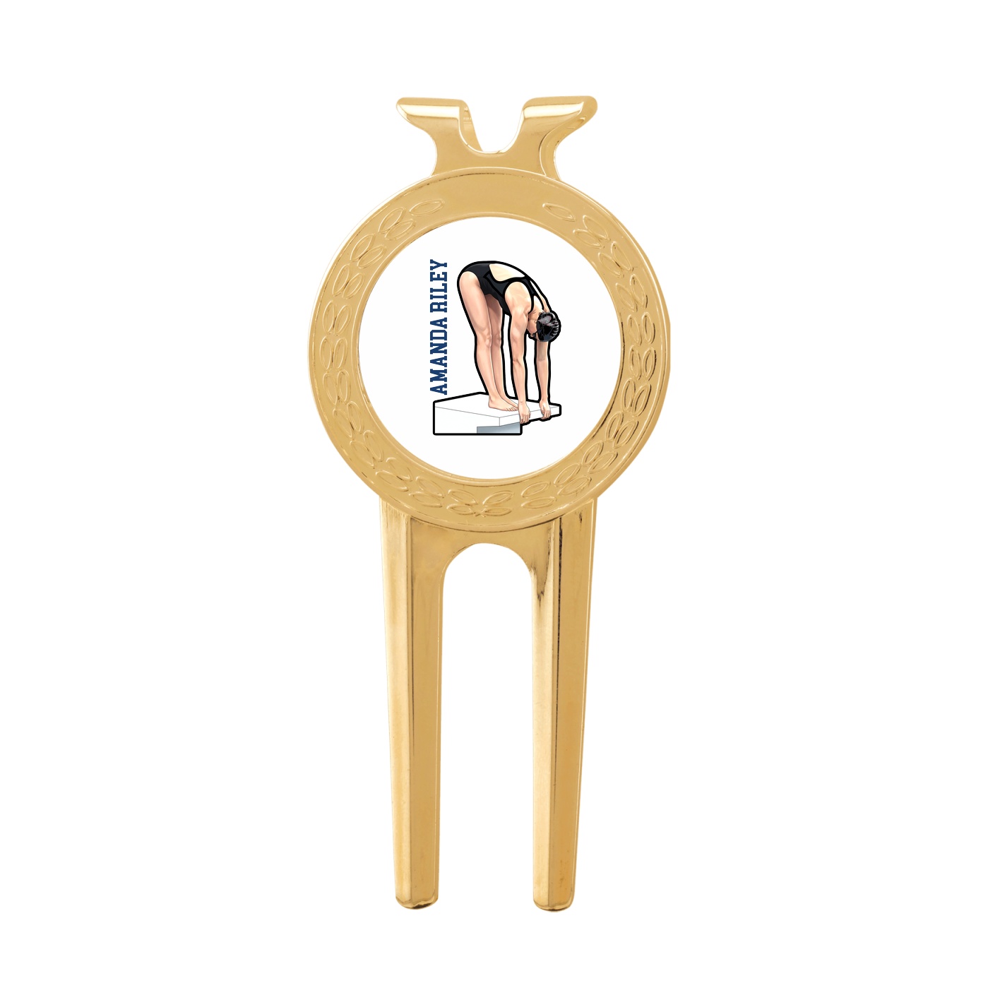 Divot Tool with Ball Marker — Name Vertical in Classic