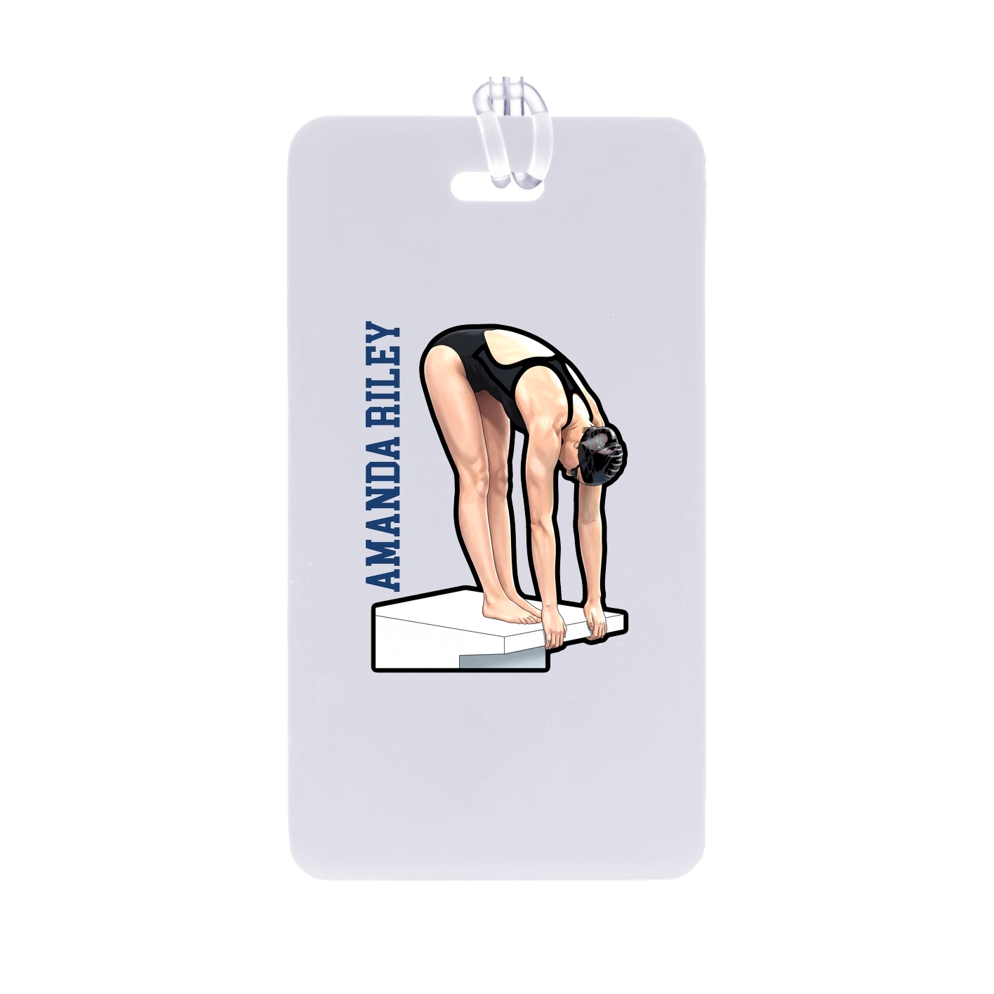 Bag Tag — Name Vertical in Classic