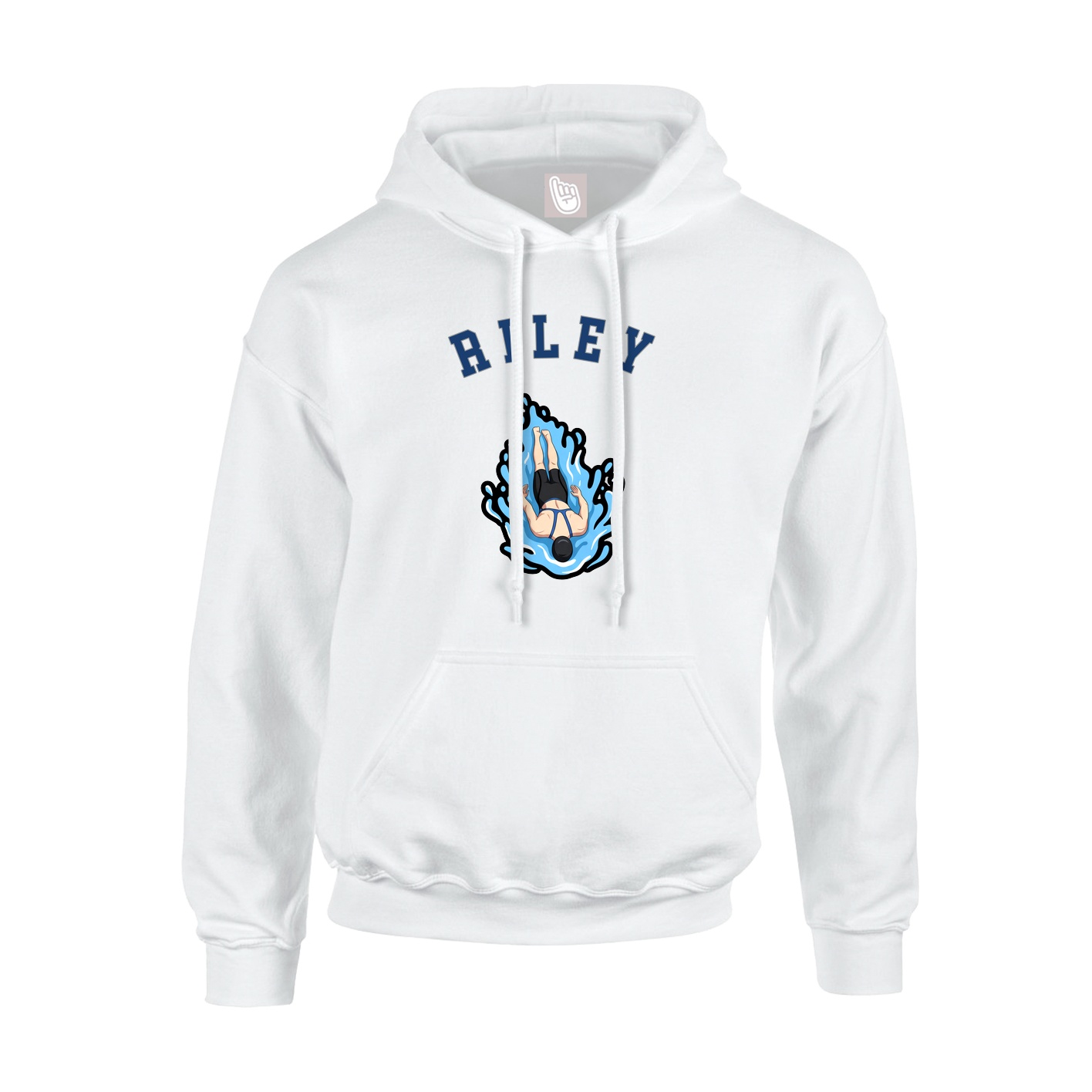 Hoodie — Shirsey Arch in White