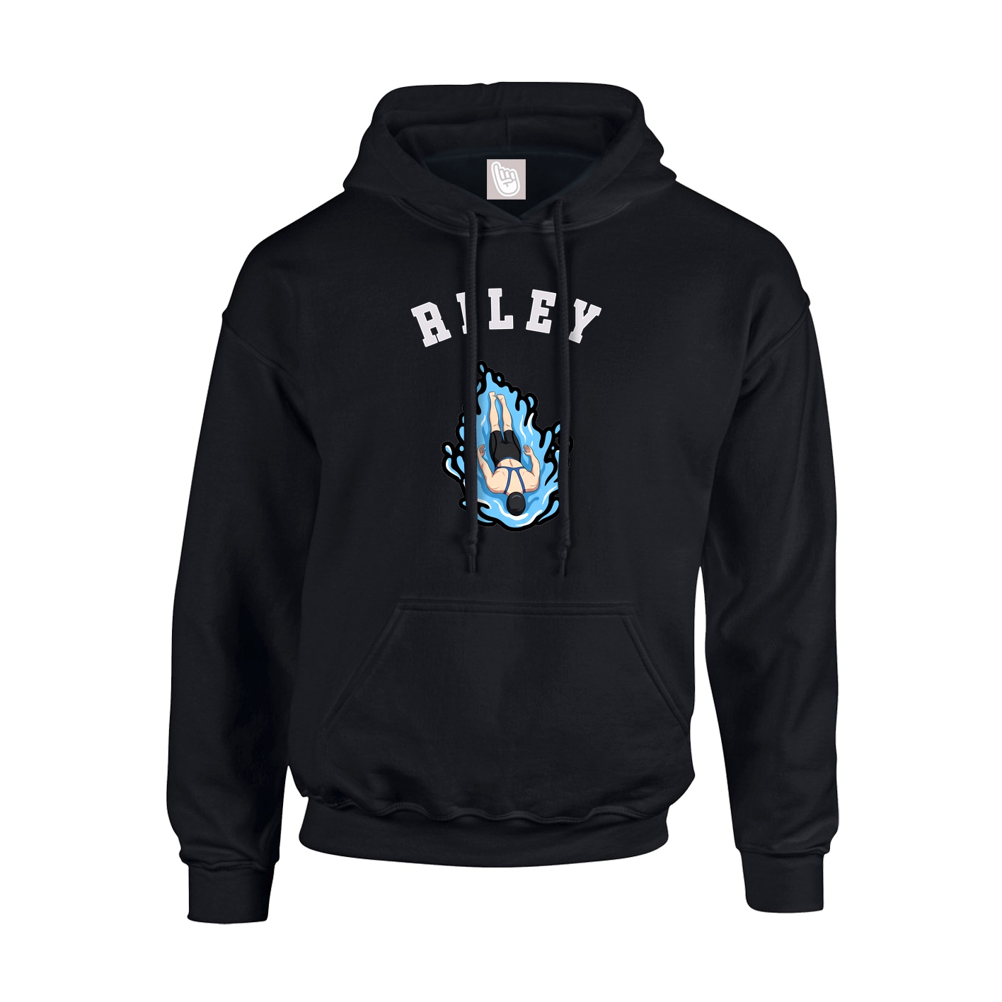 Youth Hoodie — Shirsey Arch in Black