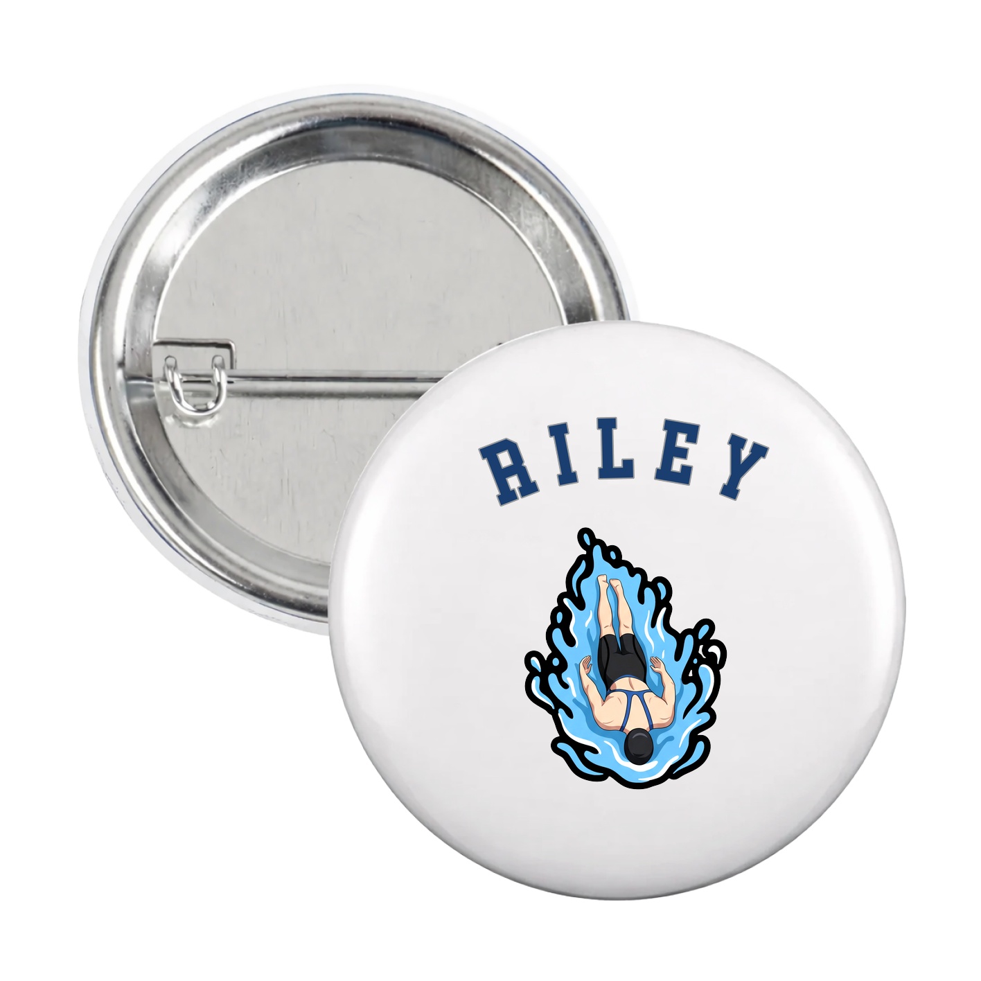 Game Day Button — Shirsey Arch in White