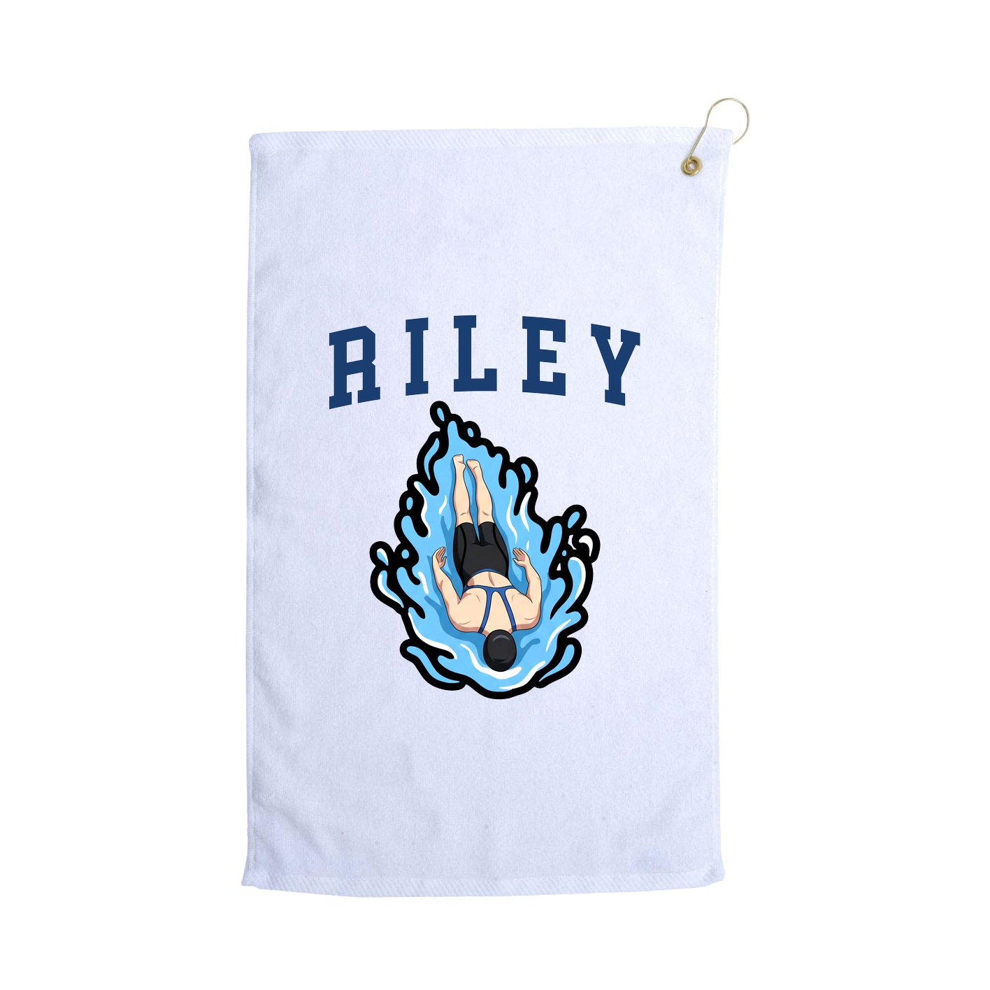 Golf Towel — Shirsey in White