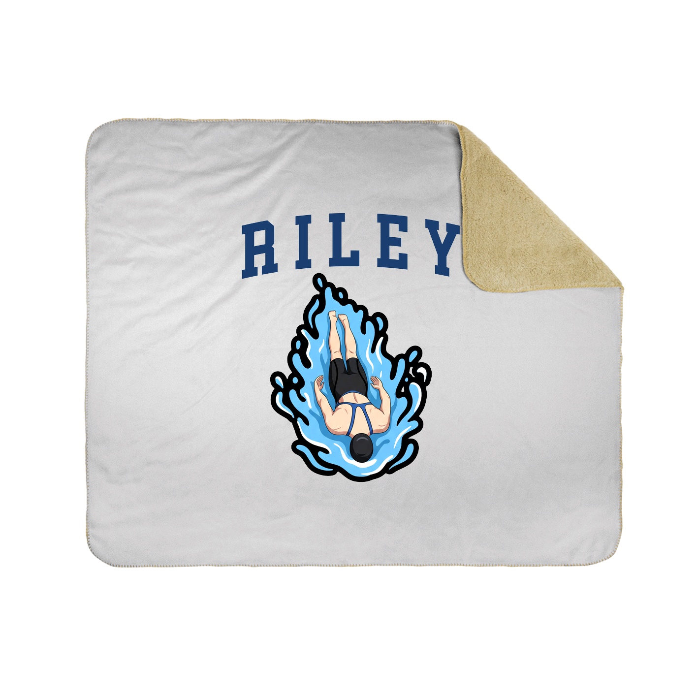 Throw Blanket — Shirsey in White