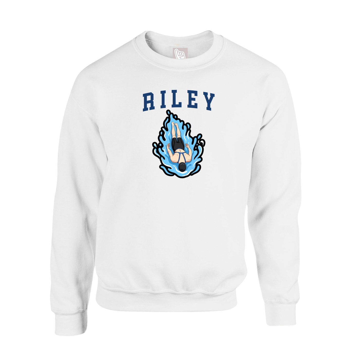 Fleece Crew — Shirsey in White