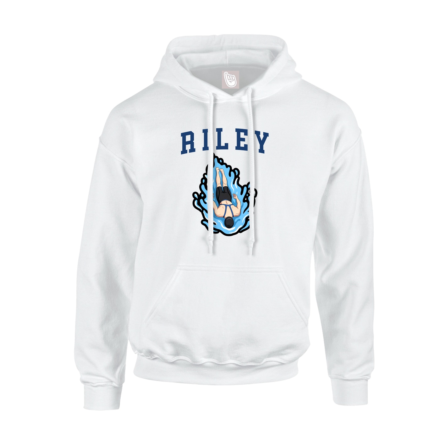 Youth Hoodie — Shirsey in White