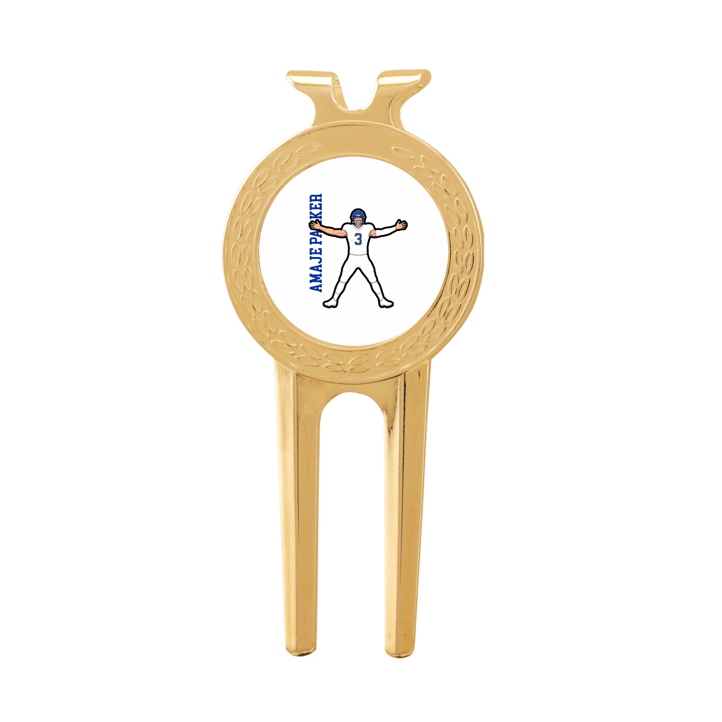 Divot Tool with Ball Marker — Name Vertical in Classic