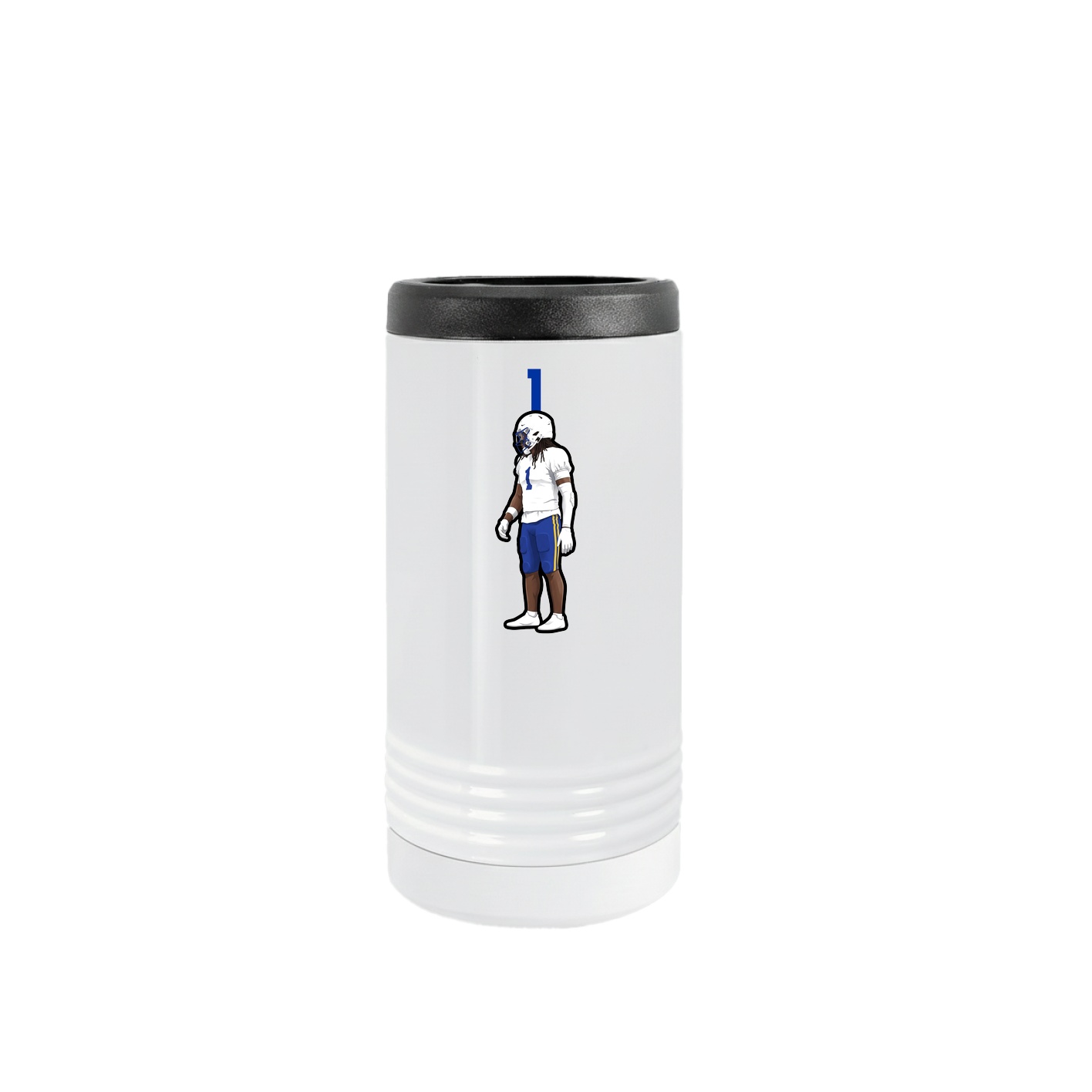 Slim Beverage Holder — Number Top in White