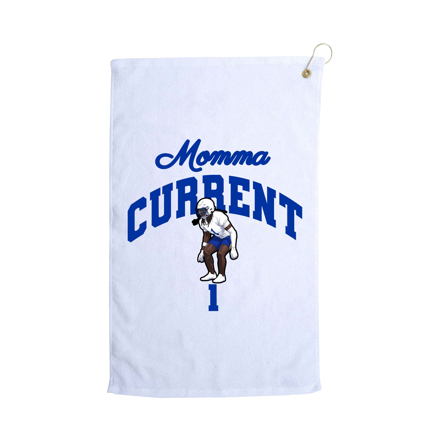 Golf Towel — Mothers Day Arch in White