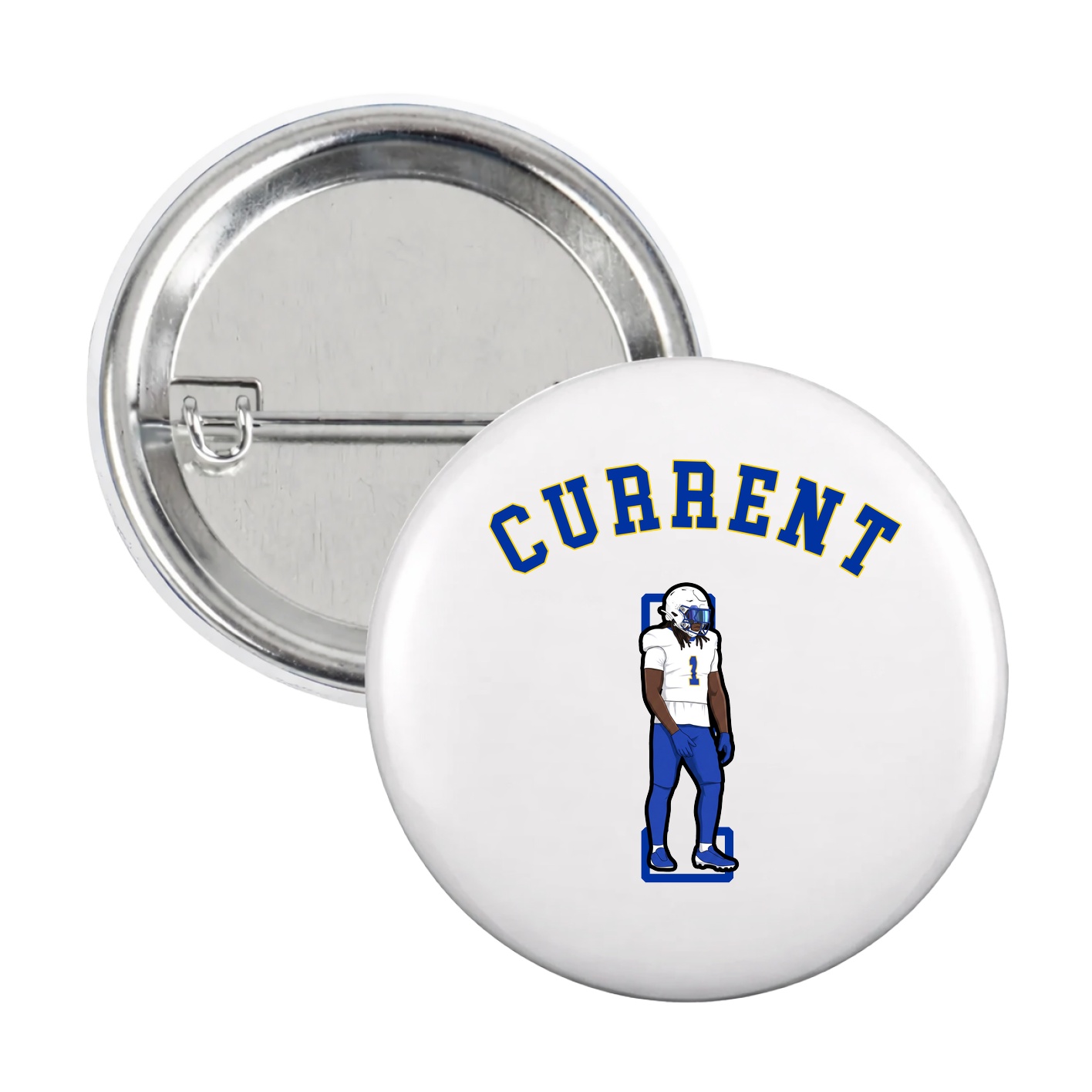 Game Day Button — Shirsey Arch in White