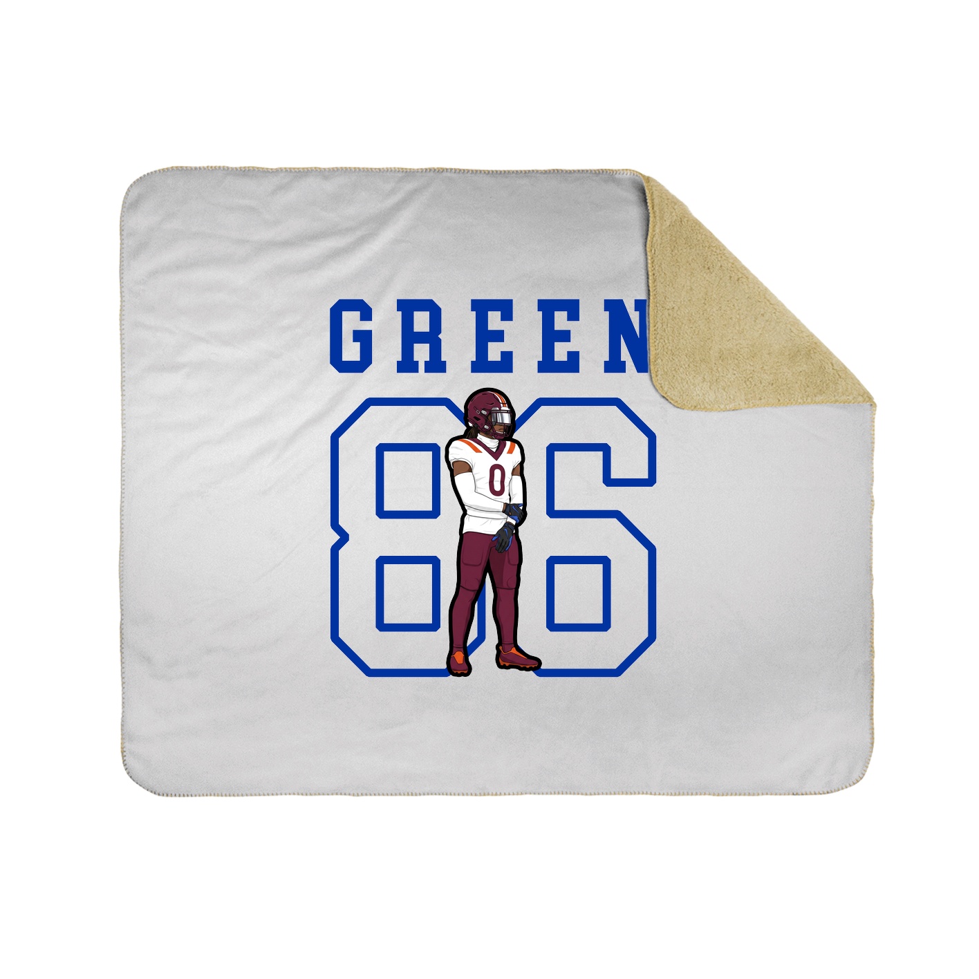 Throw Blanket — Shirsey in White