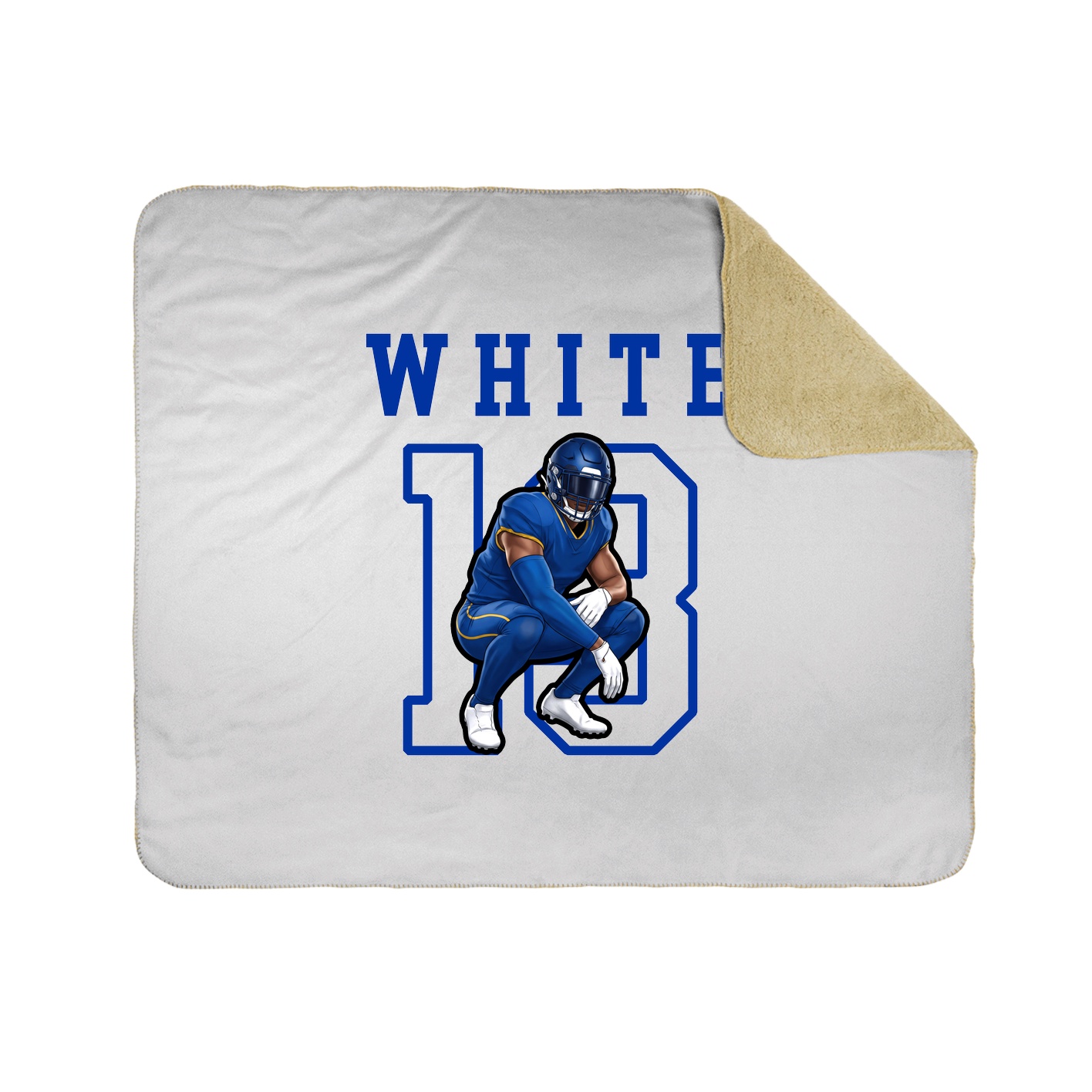 Throw Blanket — Shirsey in White