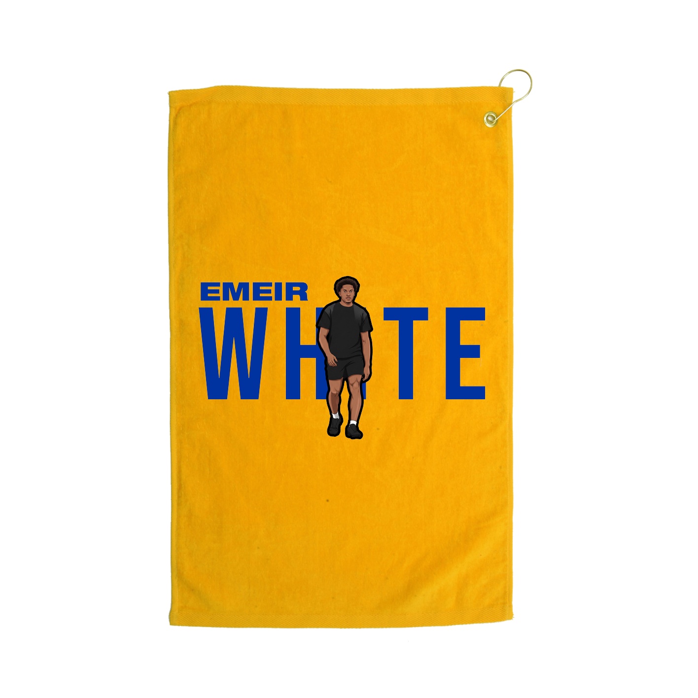 Golf Towel — Player Name in Gold