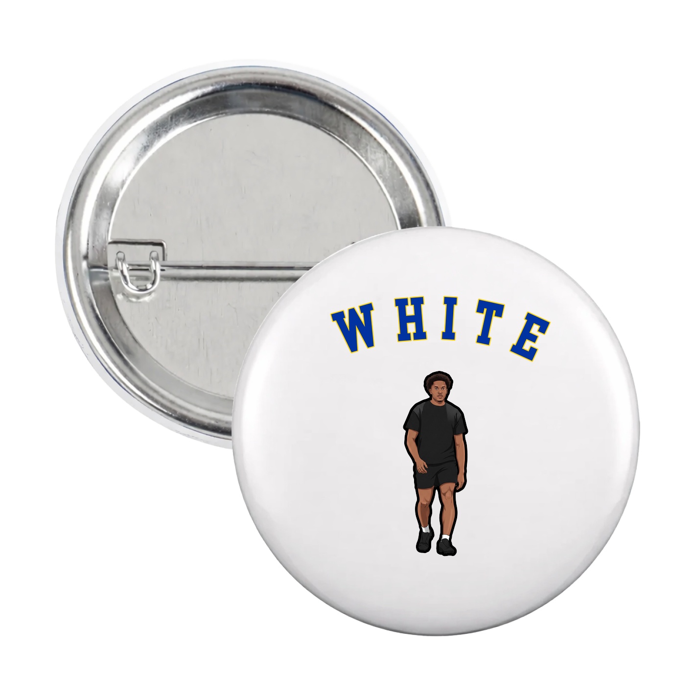 Game Day Button — Shirsey Arch in White