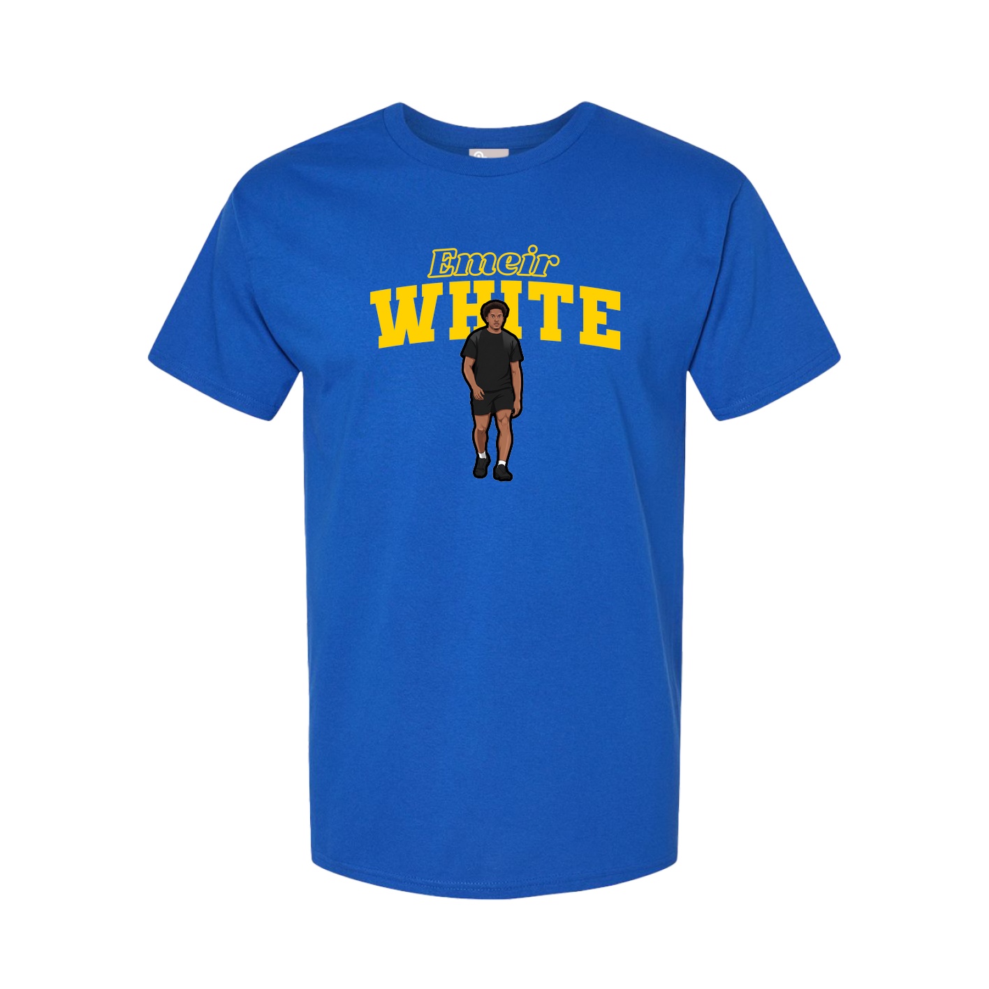 Youth Tee — Name Arch in Royal