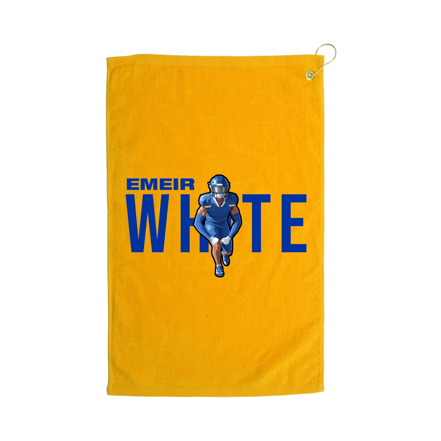 Golf Towel — Player Name in Gold