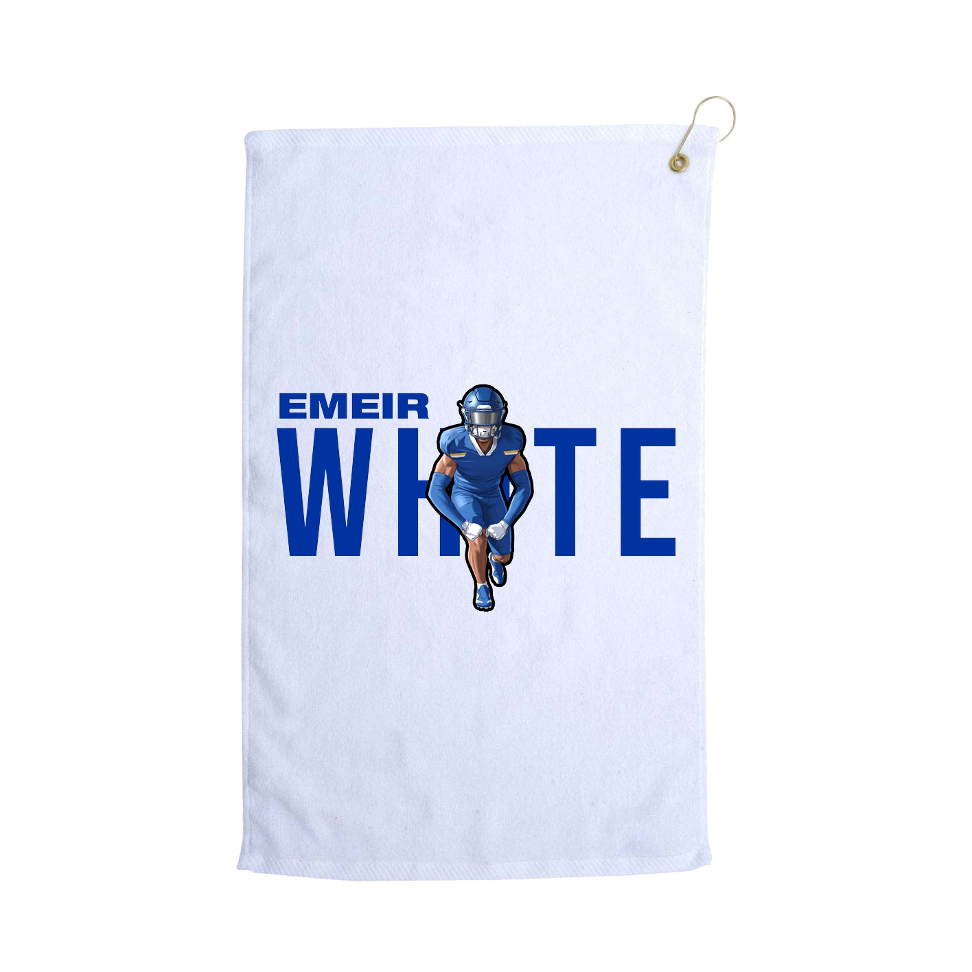 Golf Towel — Player Name in White