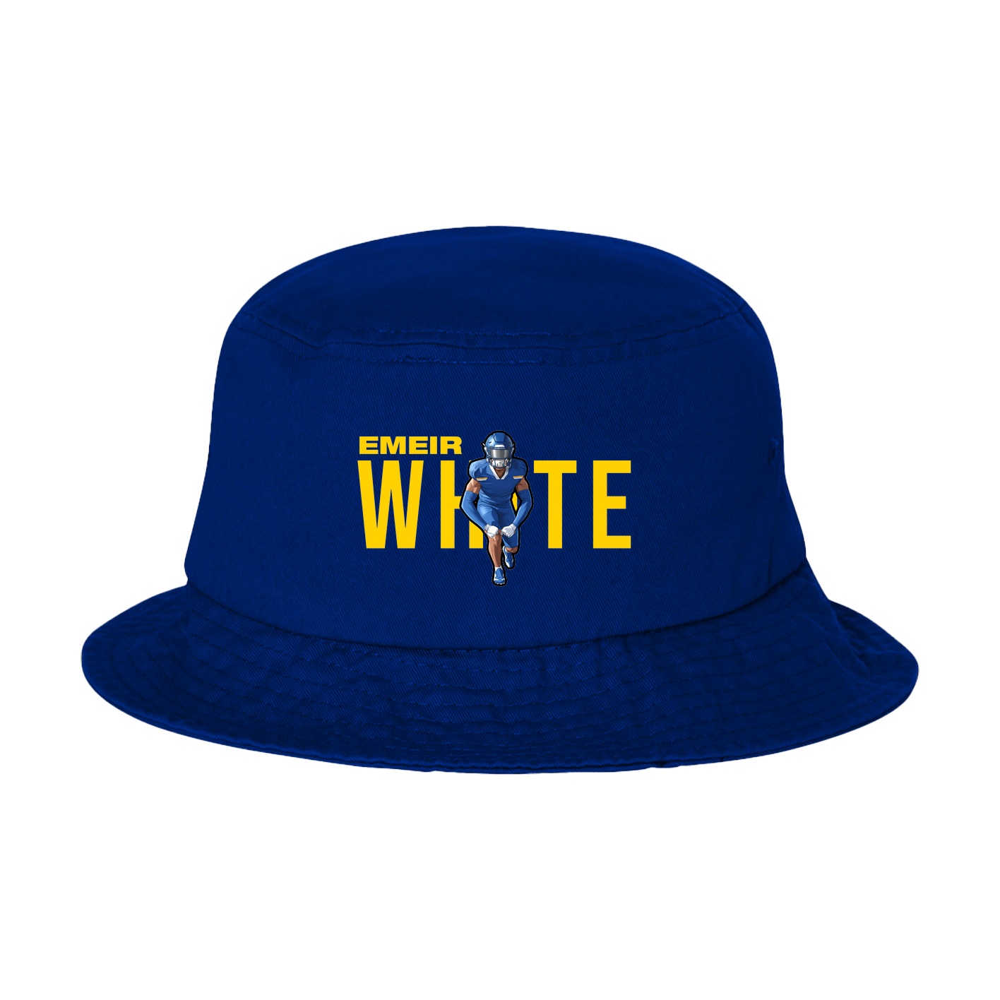 Bucket Cap — Player Name in Royal Blue
