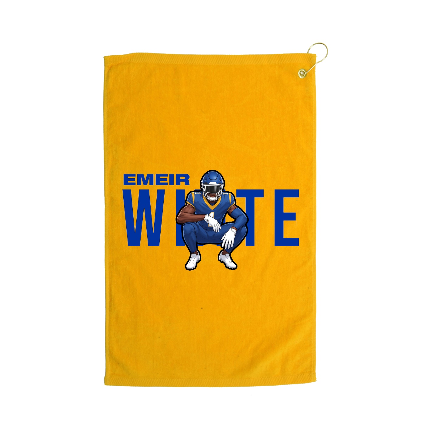 Golf Towel — Player Name in Gold