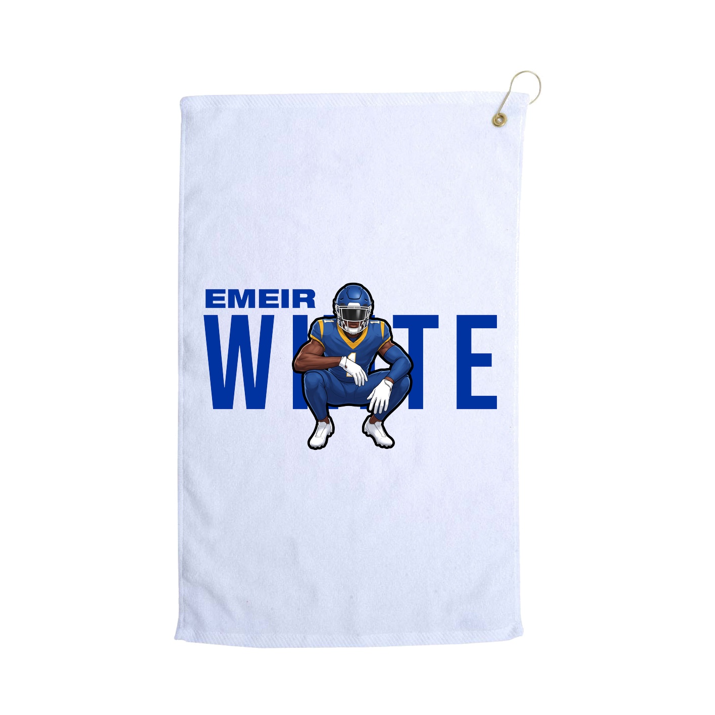 Golf Towel — Player Name in White