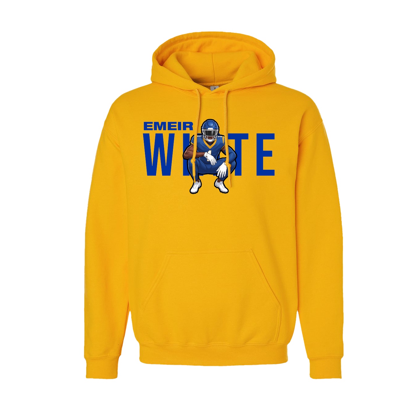 Hoodie — Player Name in Gold