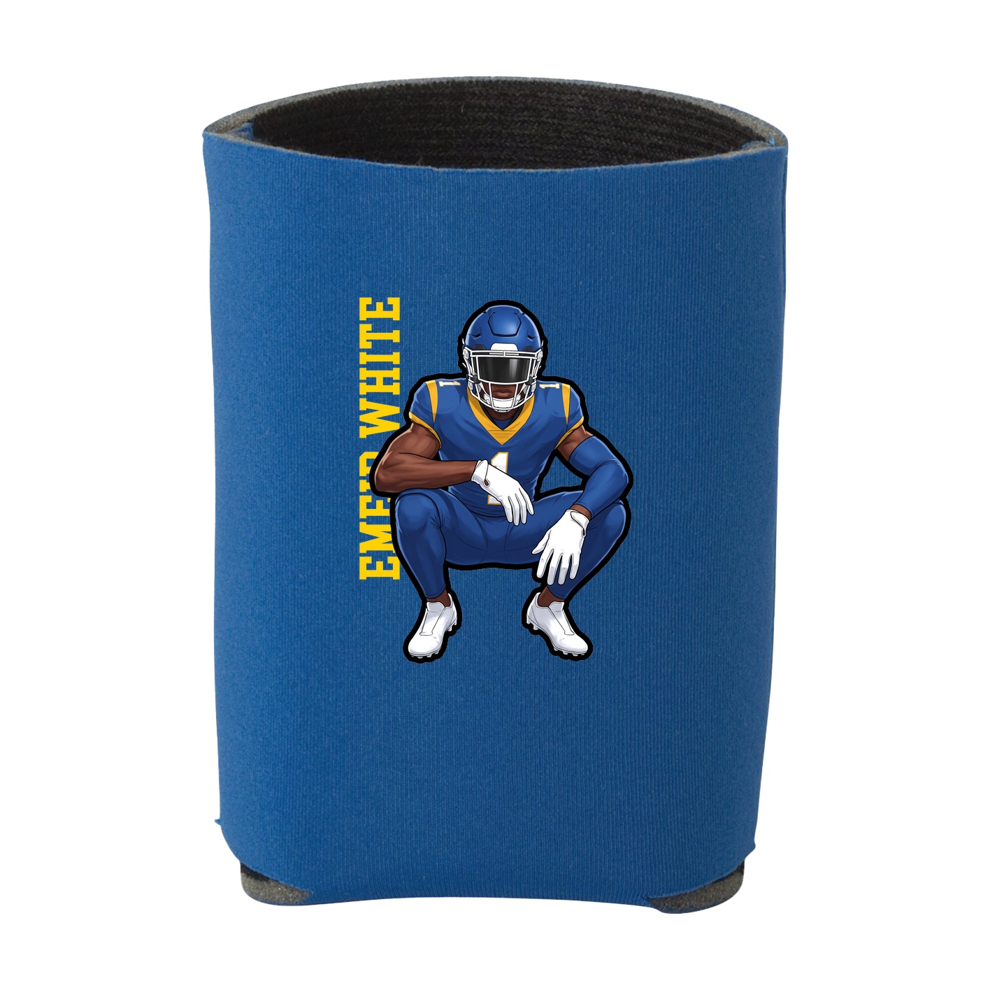 Can Holder — Name Vertical in Royal