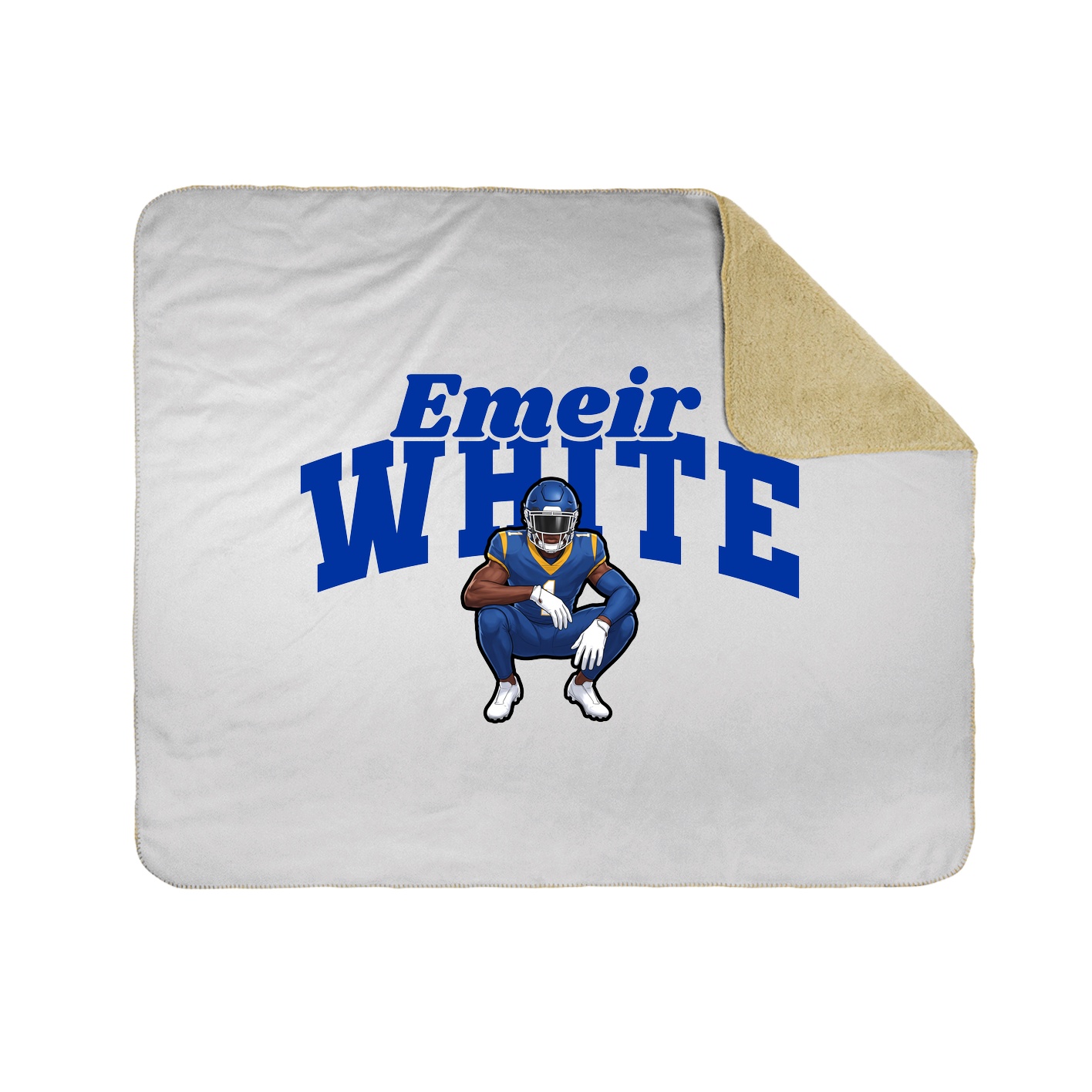 Throw Blanket — Signature Arch in White