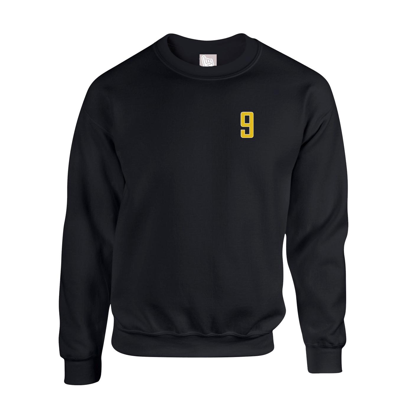 Fleece Crew — Front Shirsy in Black