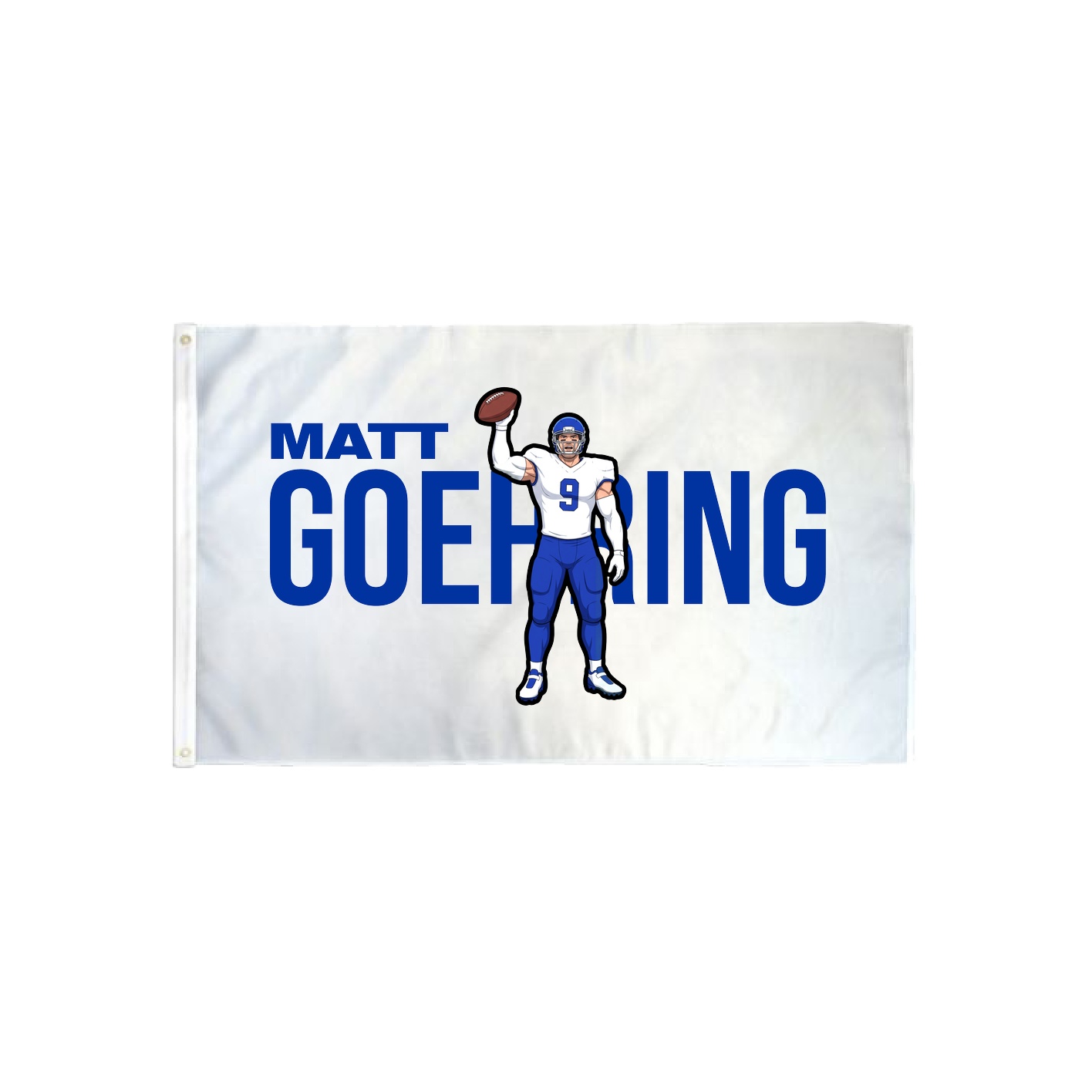 3x5 Flag — Player Name in Classic