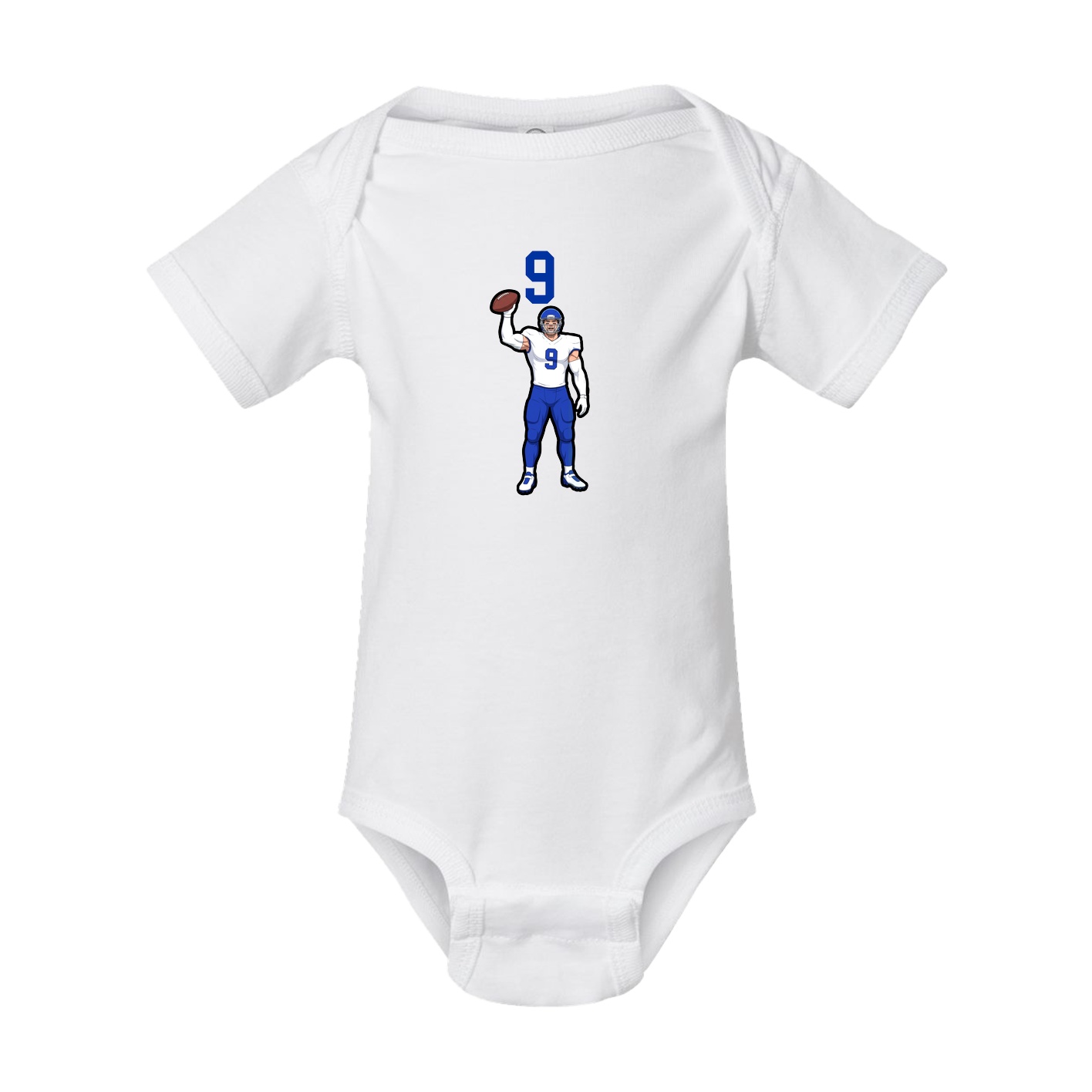 Baby Onesie — Number Top in White