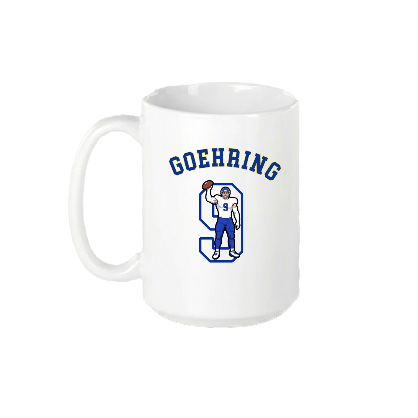15oz Coffee Mug — Shirsey Arch in White