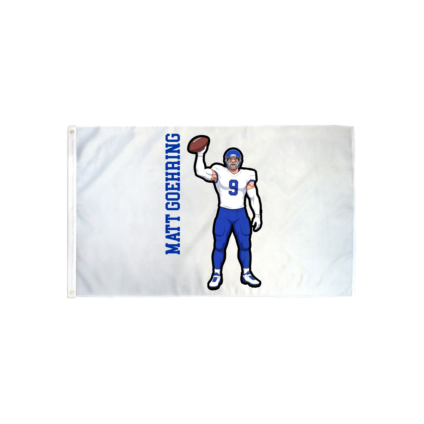 3x5 Flag — Name Vertical in Classic