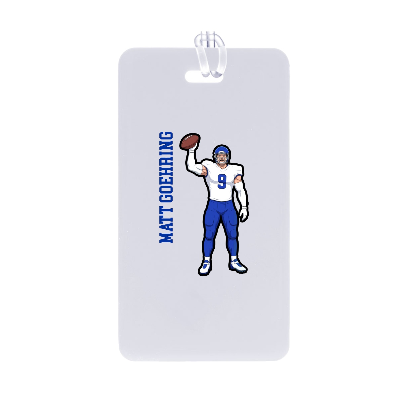 Bag Tag — Name Vertical in Classic