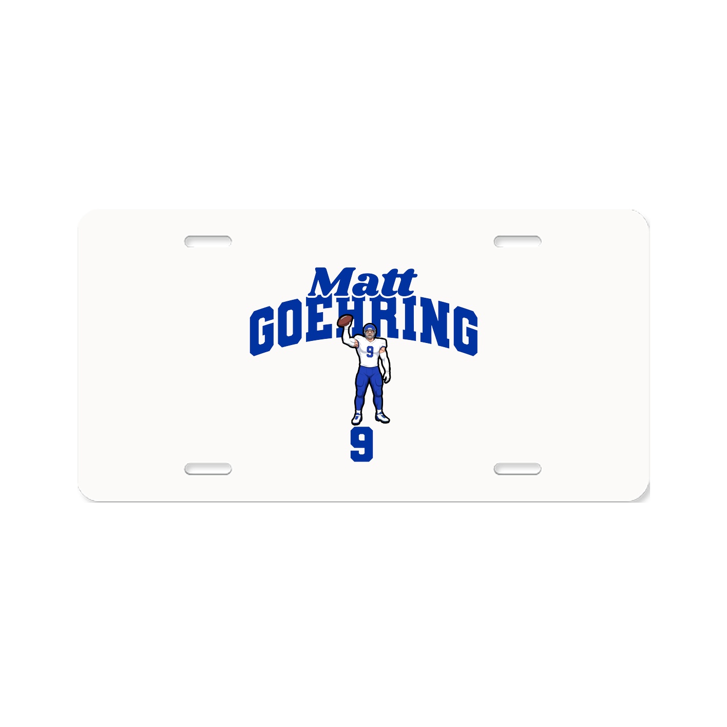 License Plate — Signature Arch in Classic