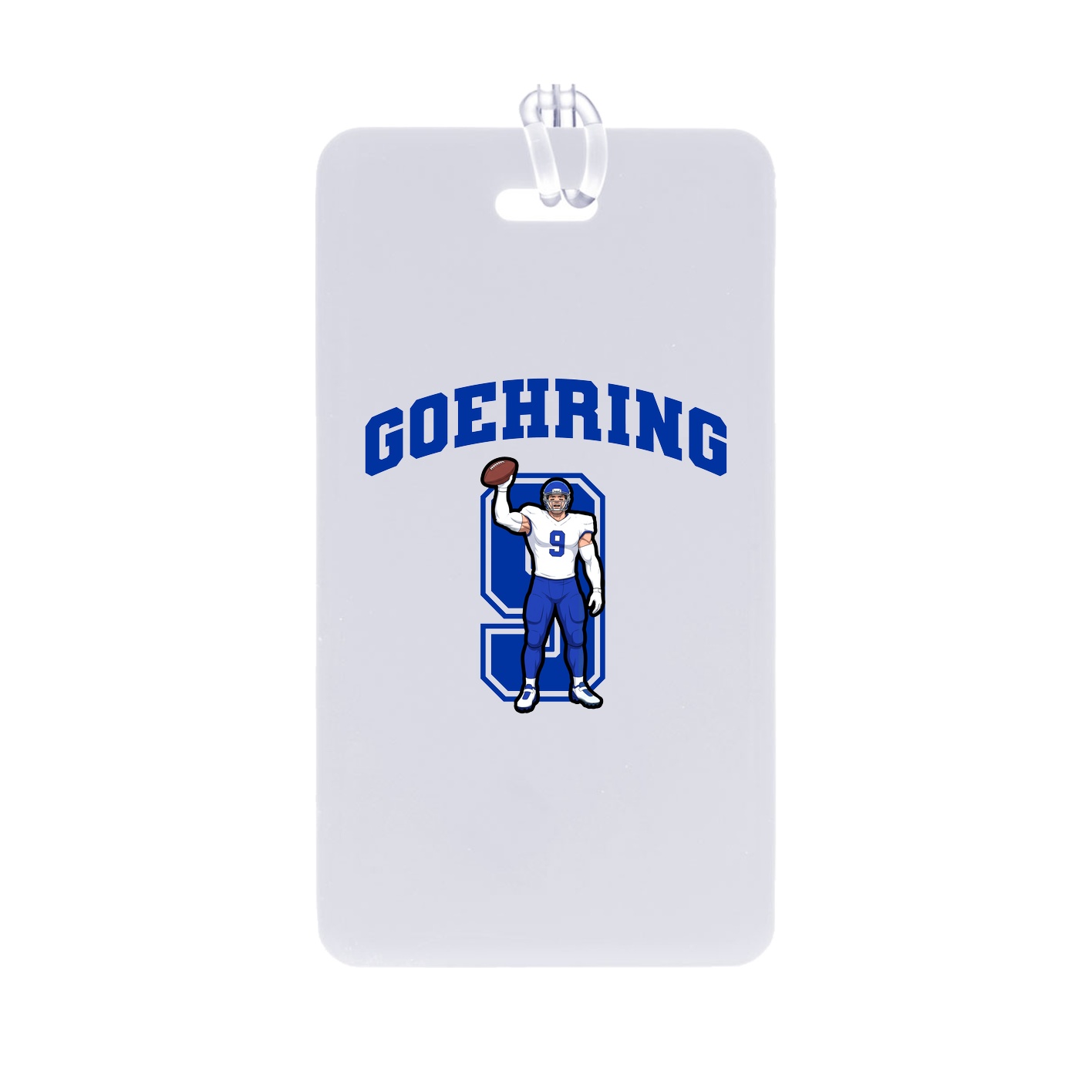 Bag Tag — Number in Classic