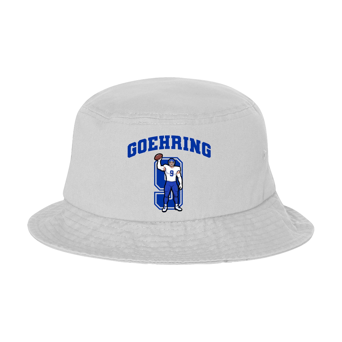 Bucket Cap — Number in White