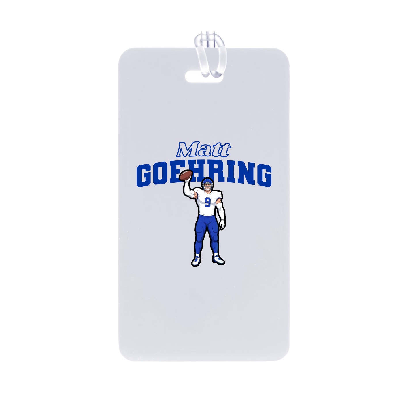 Bag Tag — Name Arch in Classic
