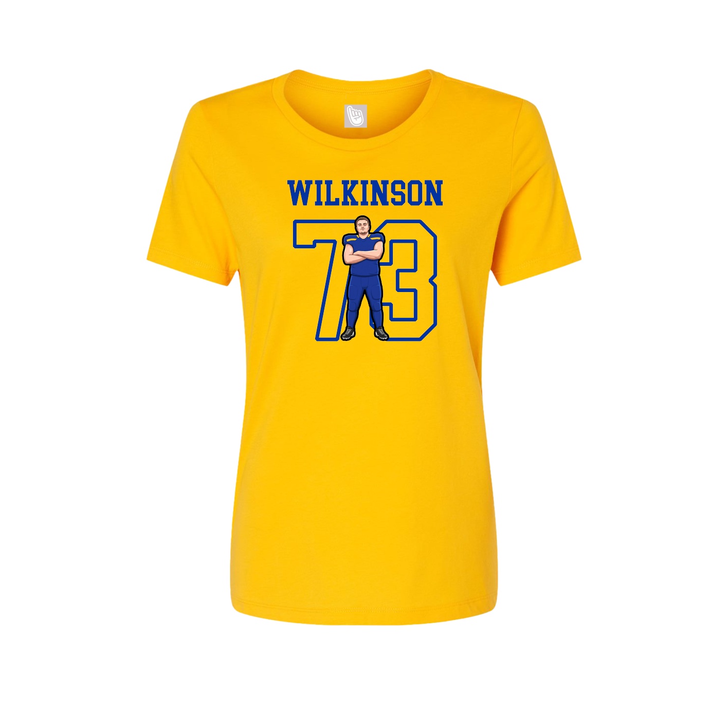 Fitted Women's Tee — Shirsey in Gold
