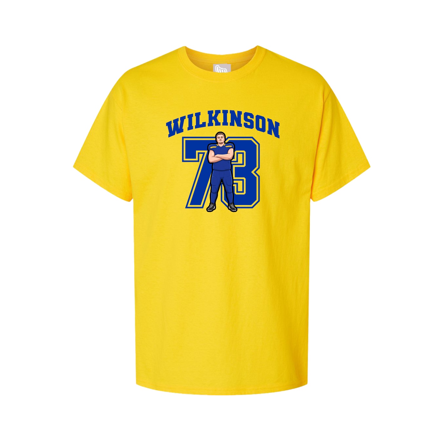 Youth Tee — Number in Gold