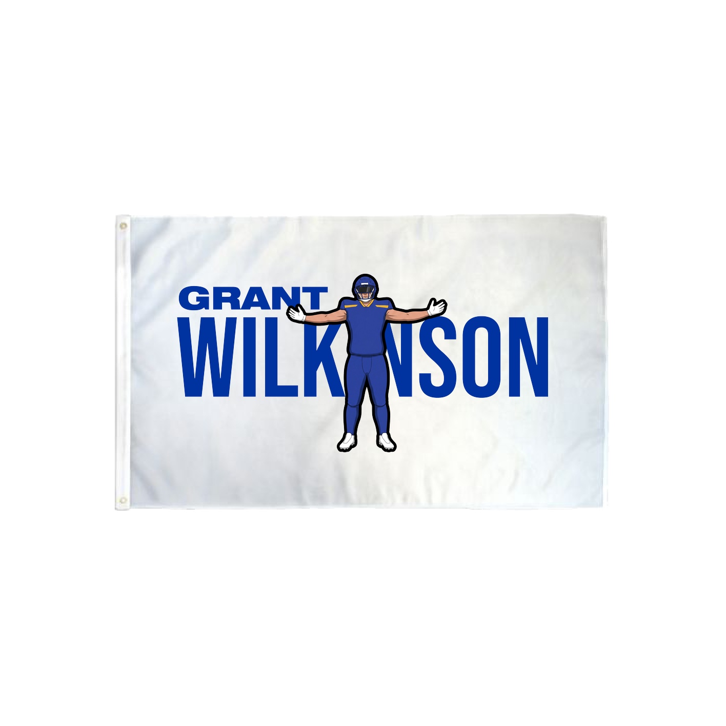 3x5 Flag — Player Name in Classic