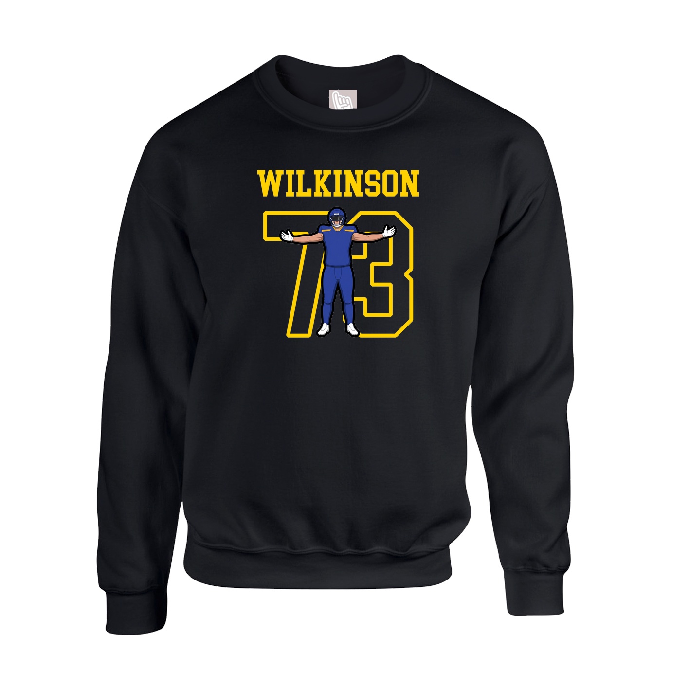Fleece Crew — Shirsey in Black