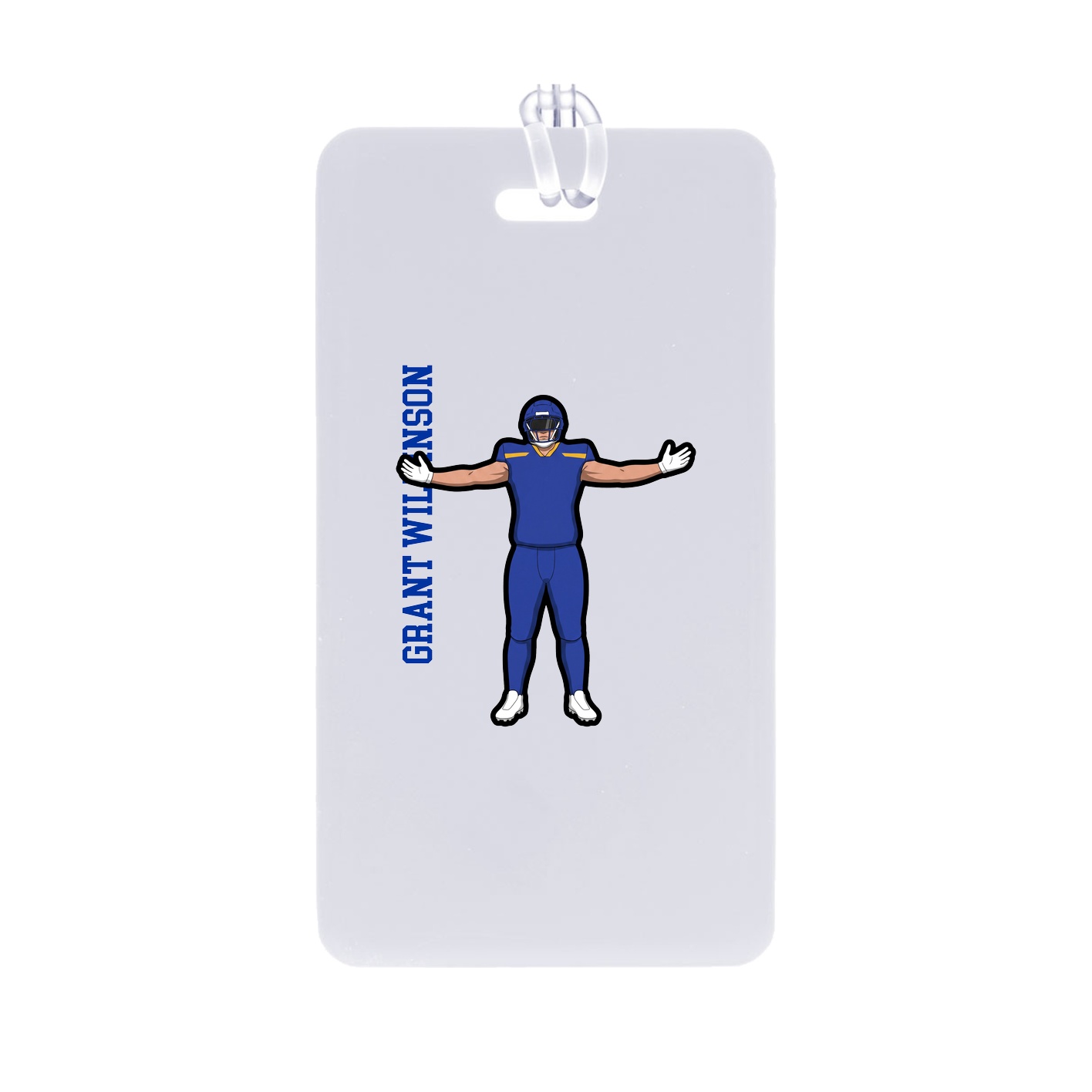 Bag Tag — Name Vertical in Classic