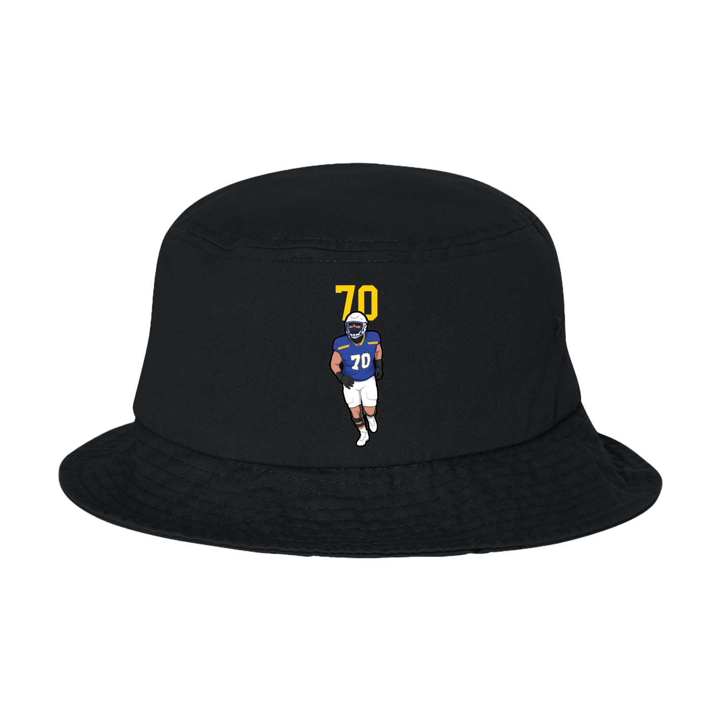Bucket Cap — Number Top in Black