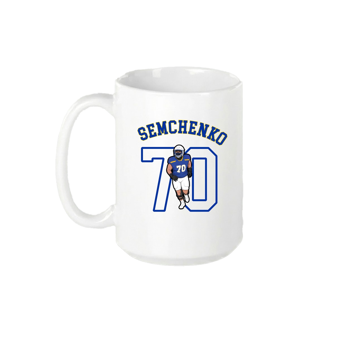 15oz Coffee Mug — Shirsey Arch in White